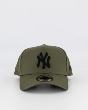 New Era New Era NY Yankees 9FORTY A-Frame Cap New Olive