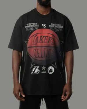 New Era New Era LA Lakers V Celtics T-shirt Black