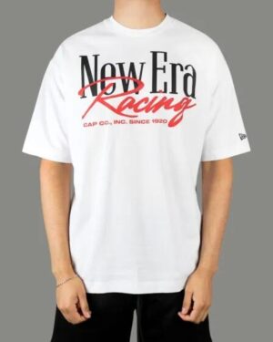 New Era New Era Oversized Racing T-shirt Optic White
