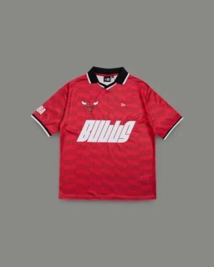 New Era New Era Chicago Bulls Soccer T-shirt Front Door Red