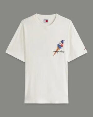 Tommy Hilfiger Tommy Hilfiger Relaxed Novelty T-shirt Ecru