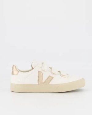 VEJA VEJA Womens Recife Leather Extra White Platine