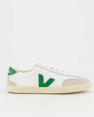 VEJA VEJA Mens Volley Canvas White_Emeraude