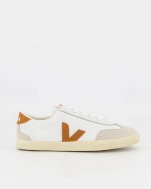 VEJA VEJA Womens Volley Canvas White_Umber