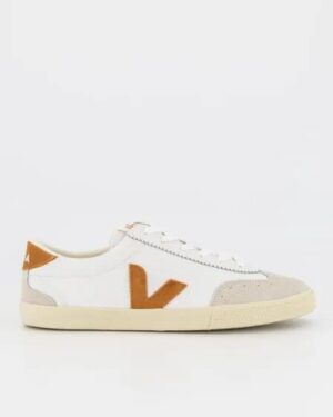 VEJA VEJA Mens Volley Canvas White_Umber