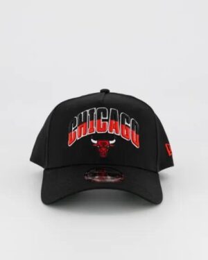 New Era New Era Chicago Bulls Arch 9FORTY A-Frame Cap Black