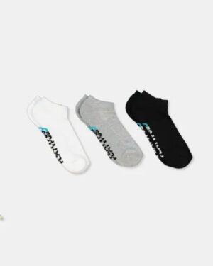 Platypus Socks Platypus Socks Platypus Anklet 3 Pack White Grey Black