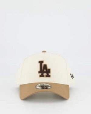 New Era New Era LA Dodgers 9FORTY A-Frame Cap Chrome White