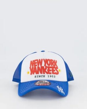 New Era New Era 9FORTY NY Yankees Trucker Cap Med Blue