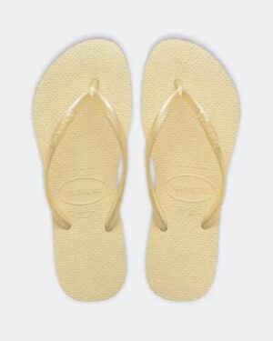 Havaianas Havaianas Womens Slim Thongs Buttercream