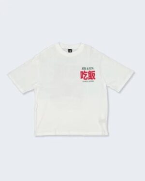 JGR & STN JGR & STN Ramen Oversized T-Shirt White