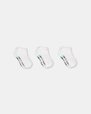 Platypus Socks Platypus Socks Platypus Kids Ankle Socks 3 PK White