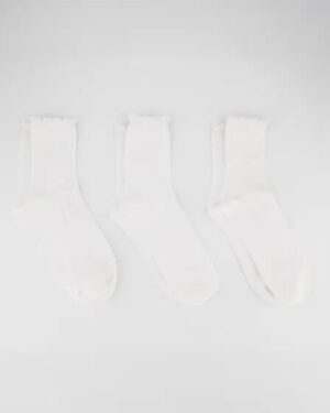 Platypus Socks Platypus Socks Lettuce Edge 3-Pack White
