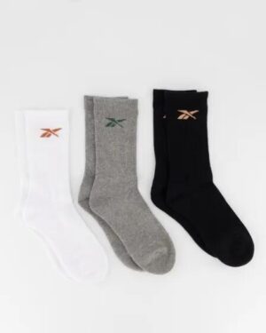 Reebok Reebok Sports Core Crew Socks 3 PK Collegiate