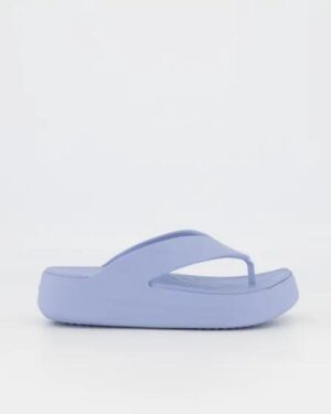 Crocs Crocs Womens Getaway Platform Thong Blue Haze