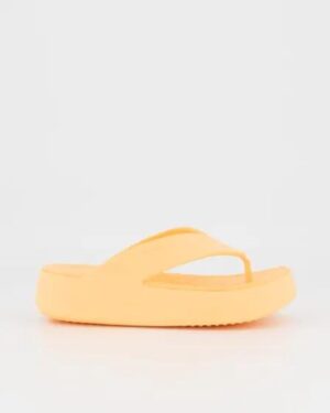 Crocs Crocs Womens Getaway Platform Thong Electric Sunstone