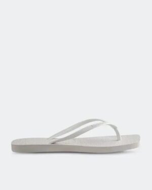 Havaianas Havaianas Womens Slim Square Toe Thong White