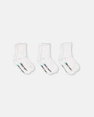 Platypus Socks Platypus Socks Platypus Kids Crew Socks 3 PK White