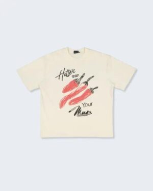 Threadheads Threadheads Hotter Than Your Mum T-shirt Natural