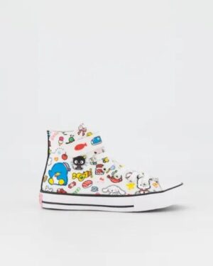 Converse Converse Kids Chuck Taylor All Star 1V Hello Kitty High Top White