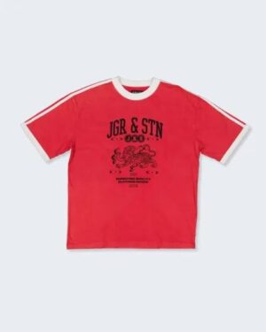 JGR & STN JGR & STN Supplies Oversized Tee Washed Red