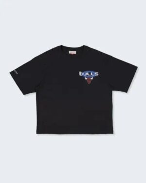 Mitchell & Ness Mitchell & Ness Chicago Bulls Screenburn Tee Washed Black
