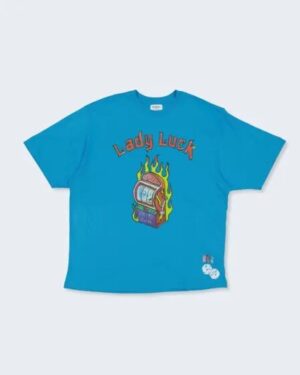Sabbi Sabbi The Very Oversized Lady Luck Tee Blue