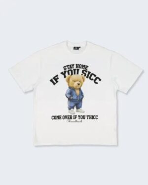 Threadheads Threadheads Stay Home If You Sicc Tee White