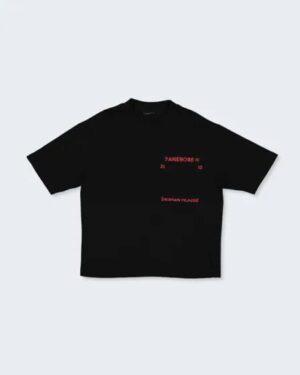 Zanerobe Zanerobe Stacked Flow Tee Black