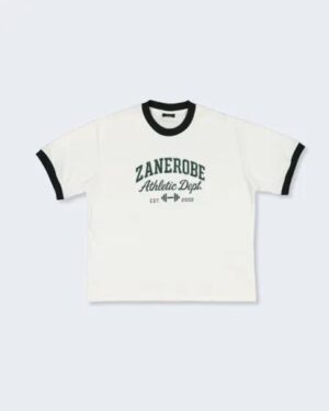 Zanerobe Zanerobe Athletics Ringer Tee Vintage White