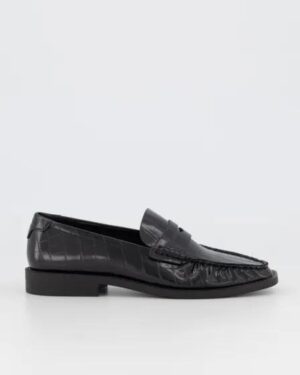 Billini Billini Womens Quannah Loafer Black Croc 12A