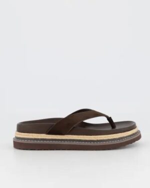 Billini Billini Womens Arley Thong Cocoa Suede