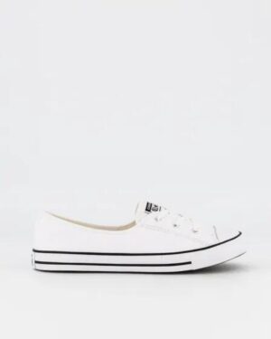 Converse Converse Womens Chuck Taylor All Star Ballet Lace Slip-On White