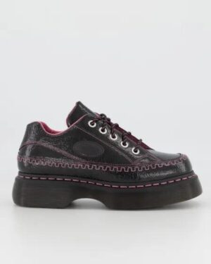 Dr Martens Dr Martens Womens Buzz 5I Black Distressed Patent