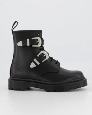 Dr Martens Dr Martens Womens 1460 Bex Buckle Atlas Black Atlas