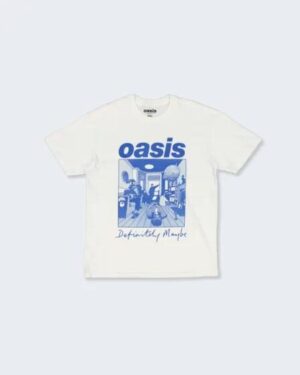 Licensing Essentials Licensing Essentials Oasis Maybe T-shirt White