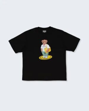 Market Market Stand For Peace Bear Tee Black