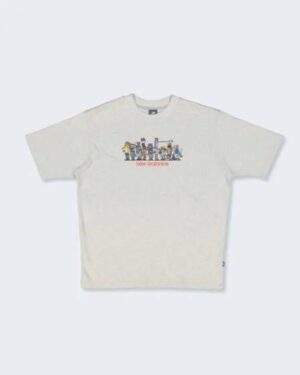New Balance New Balance GHICA Line Up Oversized Tee Ash Heather