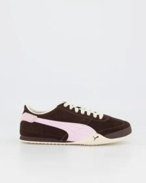 Puma Puma Womens Bella UT Classic Dark Chocolate-Pink-F Ivory