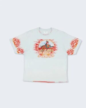 Sabbi Sabbi The Very Oversized Flaming Cowboy Tee Sky