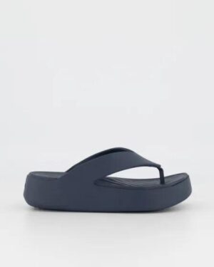 Crocs Crocs Womens Getaway Platform Thong Navy