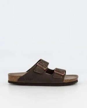 Genuins Genuins Hawaii Oiled Leather Sandal Brown