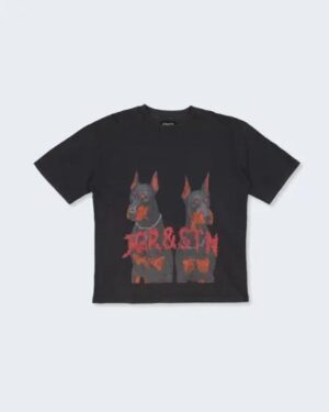 JGR & STN JGR & STN Doberman Oversized T-shirt Washed Black
