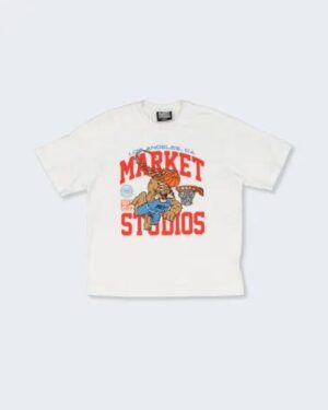 Market Market Ballin Bobcat Tee White