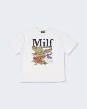 Threadheads Threadheads Man I Love Frogs Oversized T-Shirt White